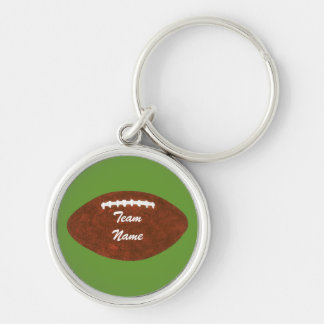 Llavero Teclas de fútbol de nombre de equipo personalizada