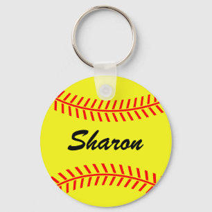 Llavero Teclas de softbol personalizables