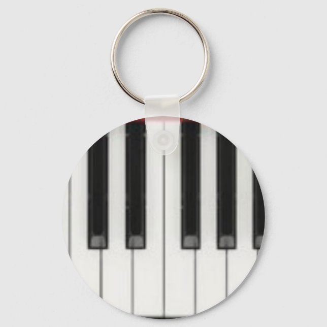 Llavero Teclas de teclado de piano (Anverso)