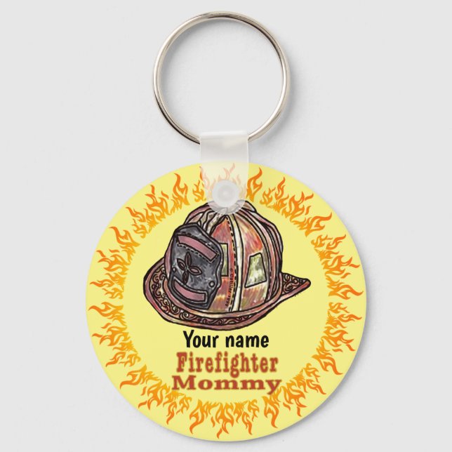 Llavero Teclas mami firefighter (Anverso)