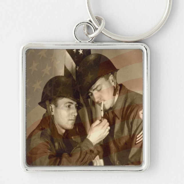 Llavero Teclas militares antiguas (Frente)