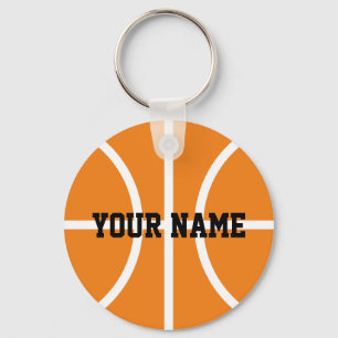 Llavero Teclas para jugadores de baloncesto con nombre per