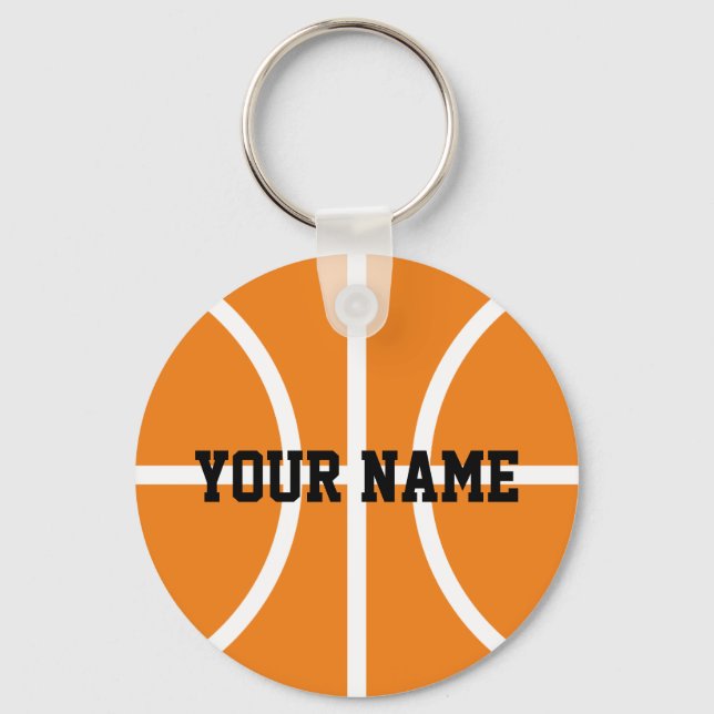 Llavero Teclas para jugadores de baloncesto con nombre per (Anverso)