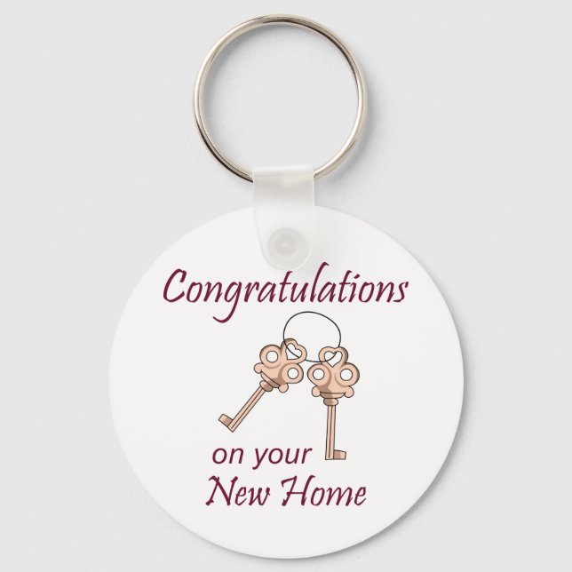 Llavero Teclas para nuevo hogar (Anverso)