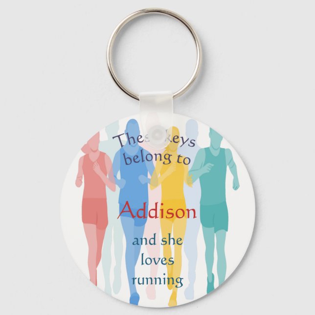 Llavero Teclas que pertenecen a nombres personalizados que (Anverso)