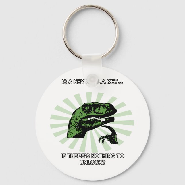 Llavero Teclas y bloqueos de philosoraptor (Anverso)