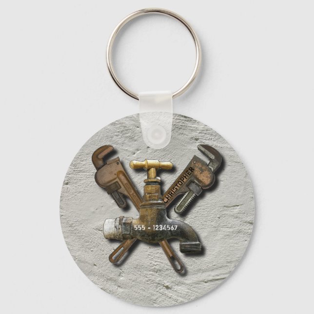 Llavero Técnico de desagüe de agua de plomo (Anverso)