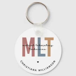 Llavero Técnico de Laboratorio Médico de MLT Personalizado