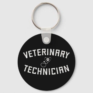 Llavero Técnico Veterinario   Vet Tech Paw Stethoscope