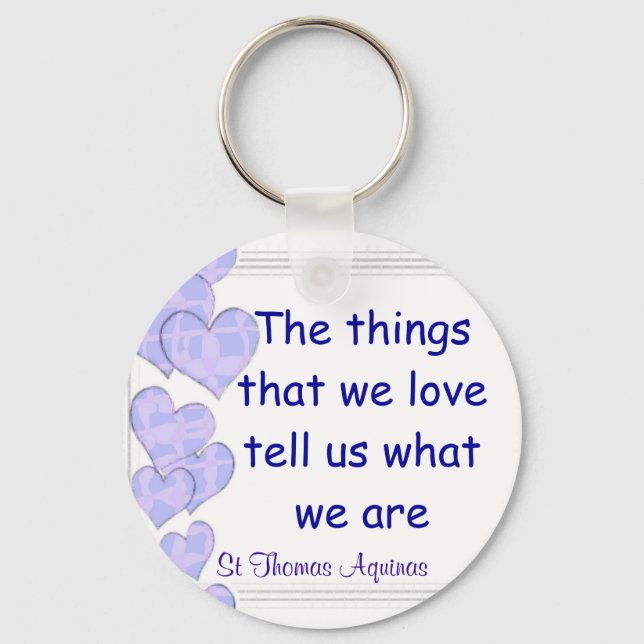 Llavero Tecnio de St Thomas Aquinas (Anverso)