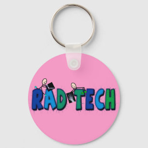 Llavero Tecnología del Rad con diseño de la gente y de l