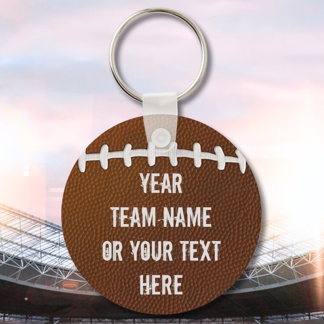 Llavero Tecnologías de fútbol masivo PERSONALIZADAS para t (Personalized Football Team Gifts. Football bag tags. Football team gifts cheap. Football goodies.)