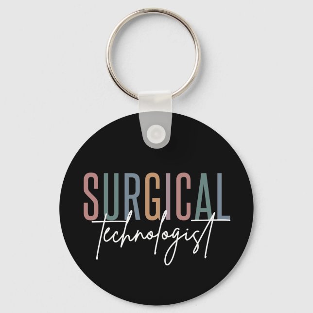 Llavero Tecnólogo quirúrgico Med Surg Tech Cirugía (Anverso)