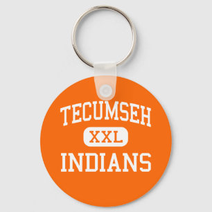 Llavero Tecumseh - Indians - High - Tecumseh Michigan