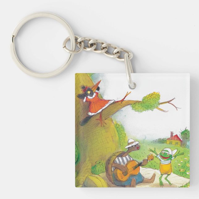 Llavero Ted, Ed y Caroll El Picnic 1 (Frente)