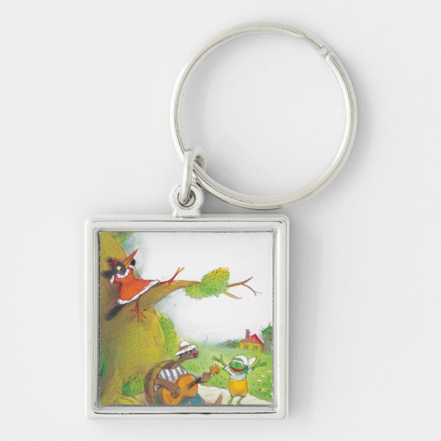 Llavero Ted, Ed y Caroll la comida campestre 1 (Frente)