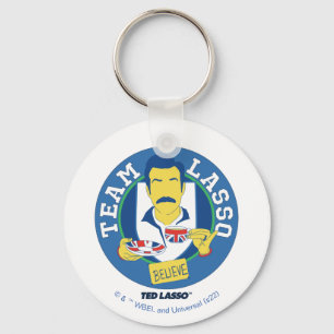 Llavero Ted Lasso   Avatar icónico del té de Lasso del equ