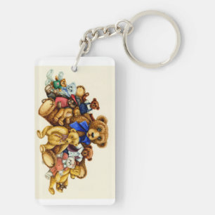 Llavero TEDDY BEAR HUGS KEYCHAIN Personalizar