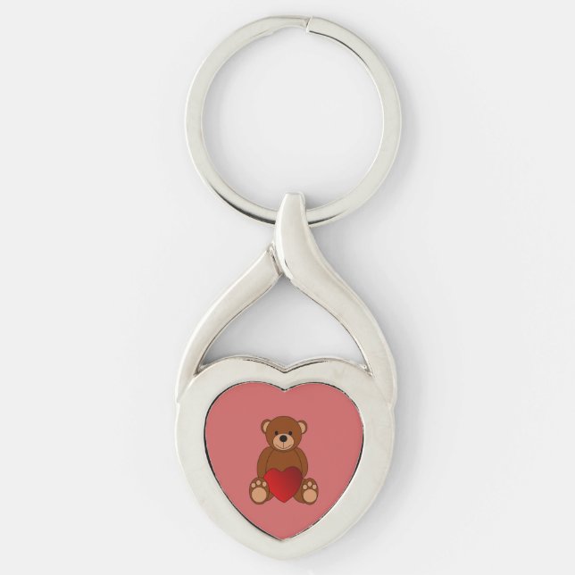 Llavero Teddy Love (Anverso)
