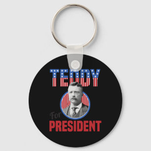 Llavero Teddy Roosevelt Presidente Toro Almizclado Theodor