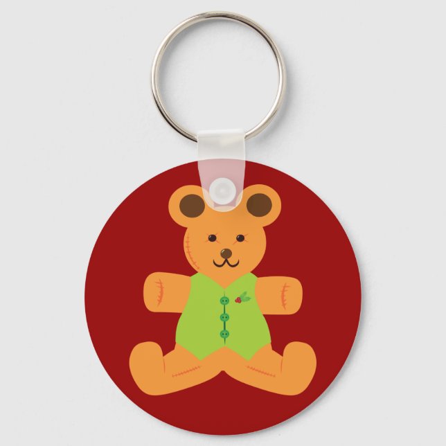 Llavero Teddybear Navidades (Anverso)