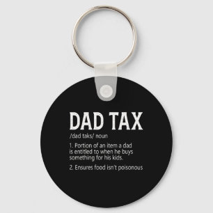 Llavero Tee de definición de impuestos para papá