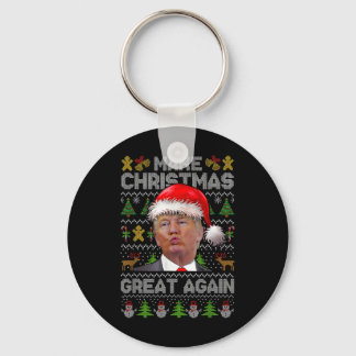 Llavero Tee de Navidades cómicos de Trump Ill
