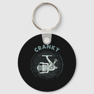 Llavero Tee De Pesca Gracioso Para Hombres Cranky