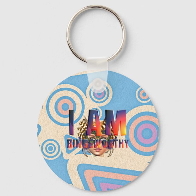 Llavero TEE I Am Bingeworthy (Anverso)