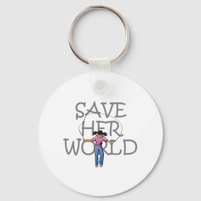 Llavero TEE Salve su mundo (Anverso)