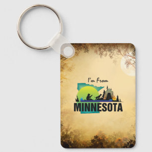 Llavero TEE, soy de Minnesota Keychain