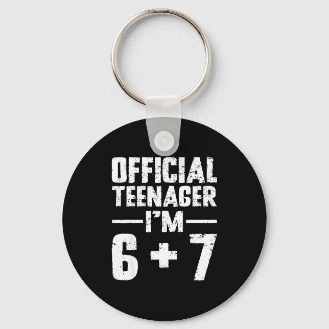Llavero Teenager I'm 13th Birthday 6 7 Meme Six Seven Slan (Anverso)
