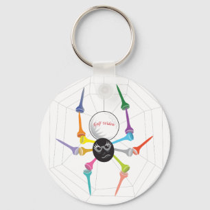 Llavero Tees de Spider, viuda negra de golf