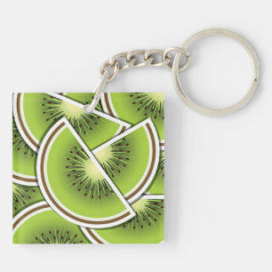 Llavero Tejidos de fruta kiwi funky
