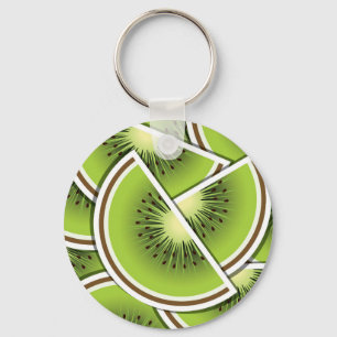 Llavero Tejidos de fruta kiwi funky