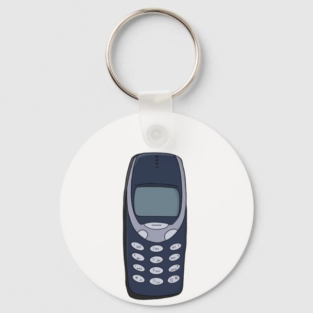Llavero Teléfono celular de vintage (Anverso)