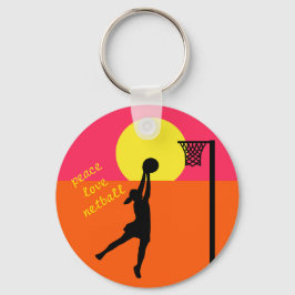 Llavero Tema de citas de Netball de Google Shooter Design