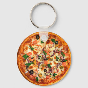 Llavero Tema De La Pizza Fresca