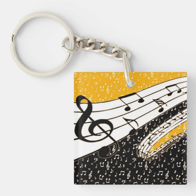 Llavero Tema musical del oro (Frente)