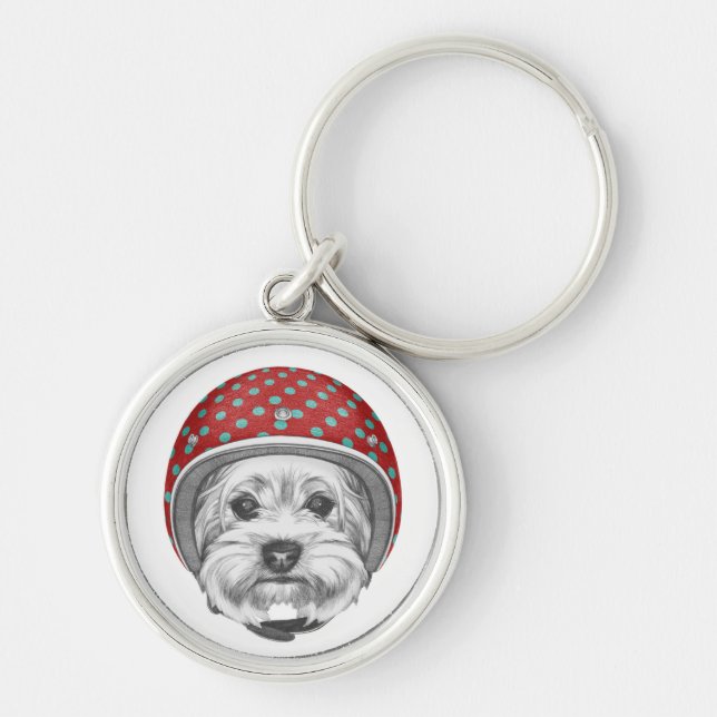 Llavero Temerario de Yorkshire Terrier (Frente)