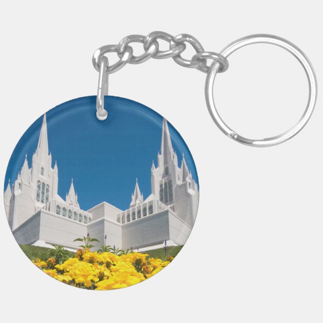Llavero Templo de San Diego, cadena de claves circular (de (Izquierda Bajo)