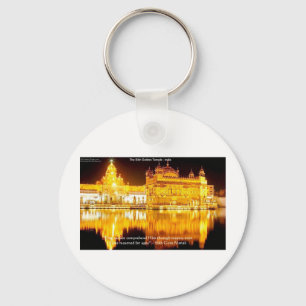 Llavero Templo Dorado Sij en India Regalos y Camisetas