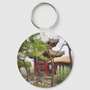 Llavero Templo Gaozhan - Pavillón - Keychain