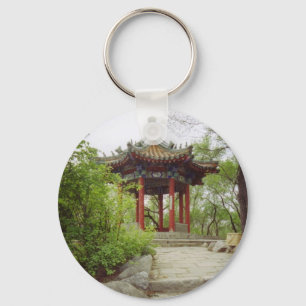 Llavero Templo Gaozhan -Pavillón- Keychain 2