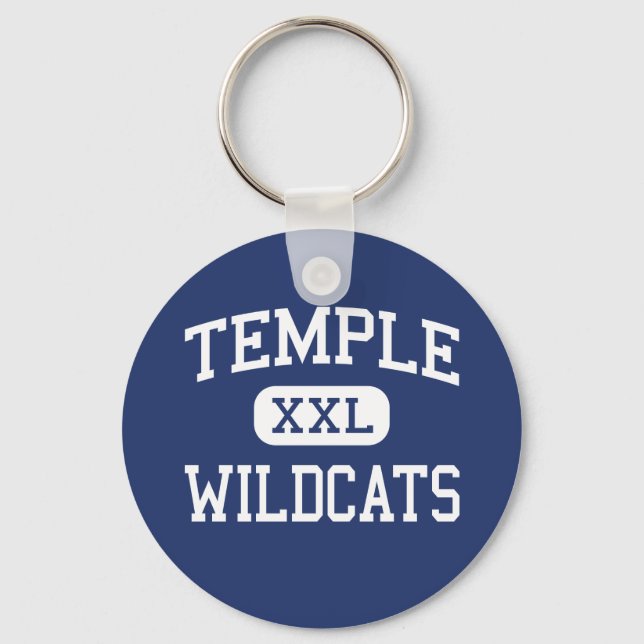 Llavero Templo - Wildcats - High School - Temple Texas (Anverso)