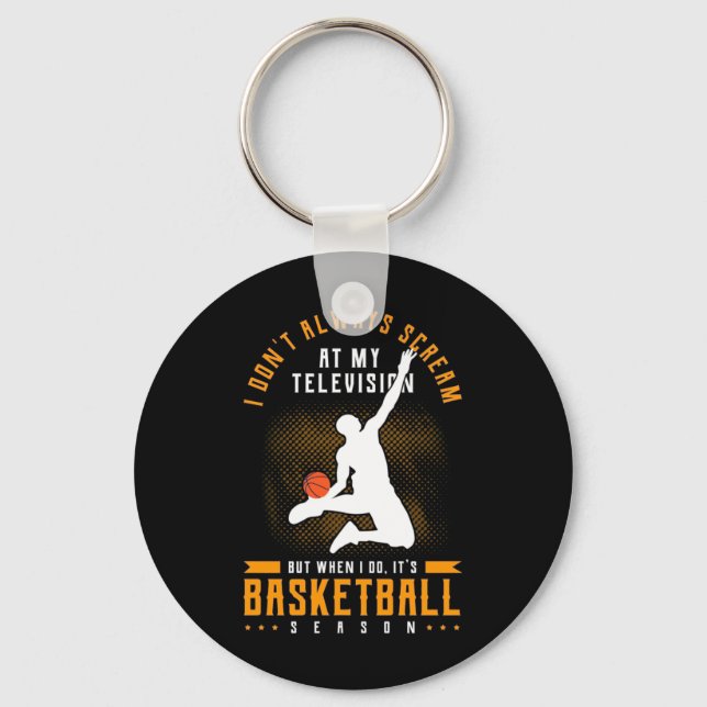 Llavero Temporada De Baloncesto (Anverso)