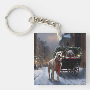 Llavero Temporada festiva de Navidad del Staffordshire Ame