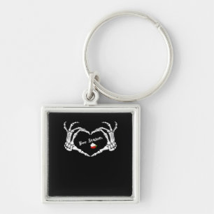 Llavero Temporada Skeleton Hand Heart Boo Classic