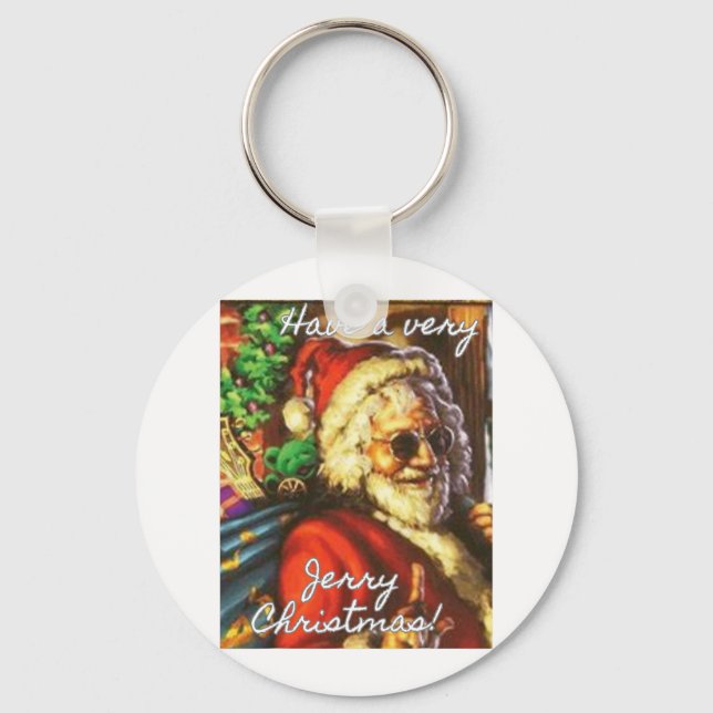 Llavero Ten A Los Navidades De Jerry Garcia Santa Holiday (Anverso)