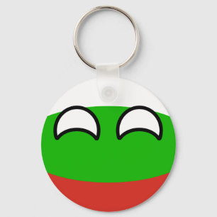 Llavero Tendencia divertida en el campo Geeky Bulgaria